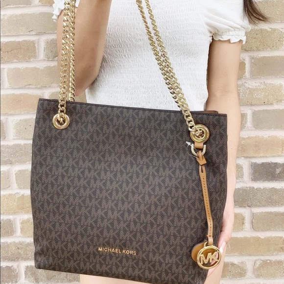 Gaby’sBags👜💕-NWT Michael Kors Purse Brown - Picture 6 of 8